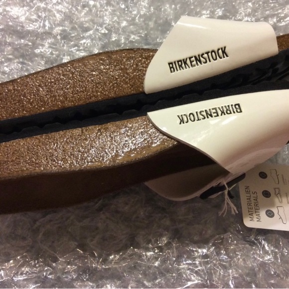 BIRKENSTOCK MADRID WHITE PATENT WOMENS US. 9N EU 40 - Picture 5 of 7